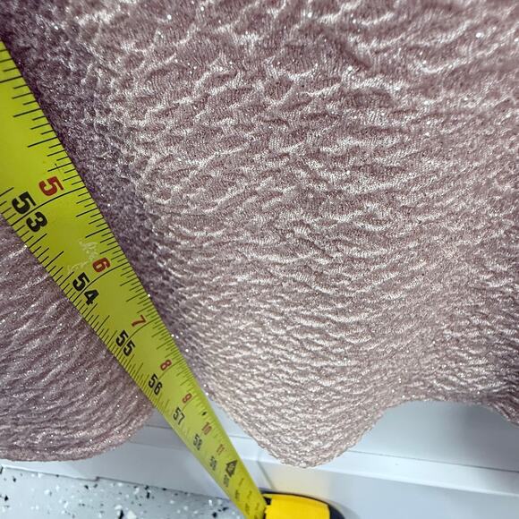 Speechless Women's V-Neck Sleeveless Shimmer Gown‎ Size 5  Dress - Blush Pink - - Picture 11 of 11